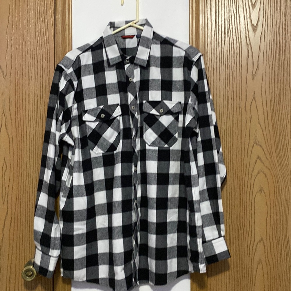 Black and white flannel